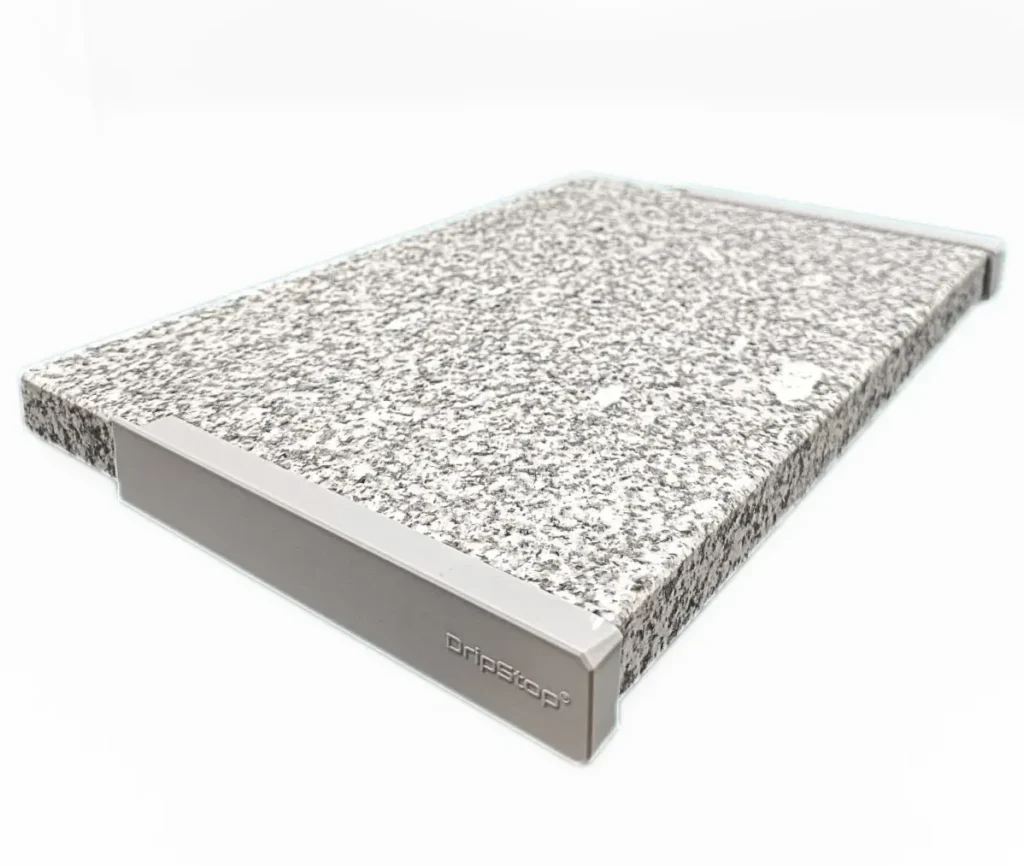 Parapet Granitowy DripStop® Bianco Crystal 27cm